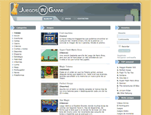 Tablet Screenshot of juegosingame.com